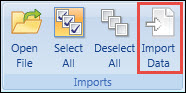 Import Data button