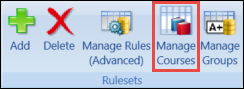 Manage Courses button