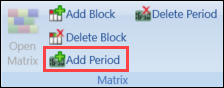 Add Period button