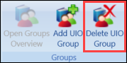 Delete UIO Group button