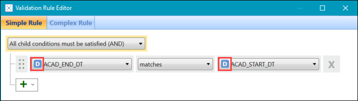 Field type indicators