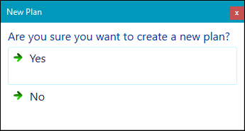 New Plan message