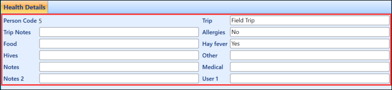 Learner log record details