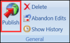 Publish button