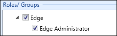 Edge Administrator role