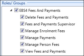 ebs: central Fees and Payments role group