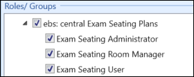 ebs: central Exam Seating Plans roles