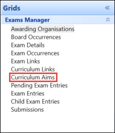 Curriculum Aims Option