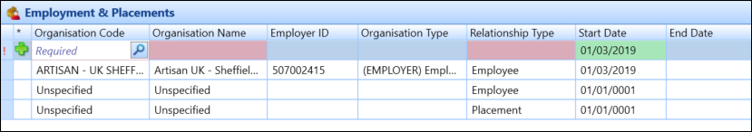 New Employment Record