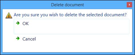 Delete Document message