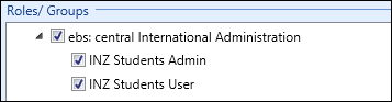 ebs: central International Administration group