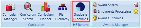 Graduate Outcomes button