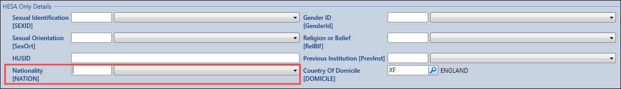 Nationality [NATION] field