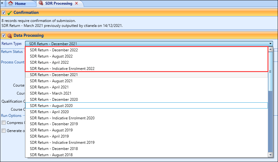 2022 return availability