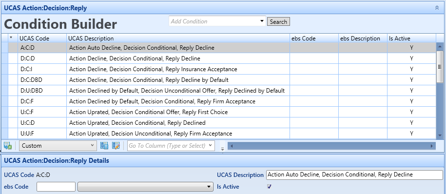 UCAS action:decision:reply