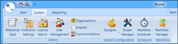 Operating System Ribbon Use menus and toolbars