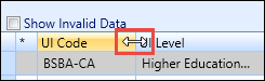 Resize column