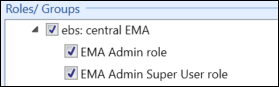 ebs: central EMA role group