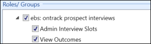 ebs ontrack prospect interviews roles and groups