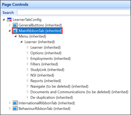 MainRibbonTab (inherited) node