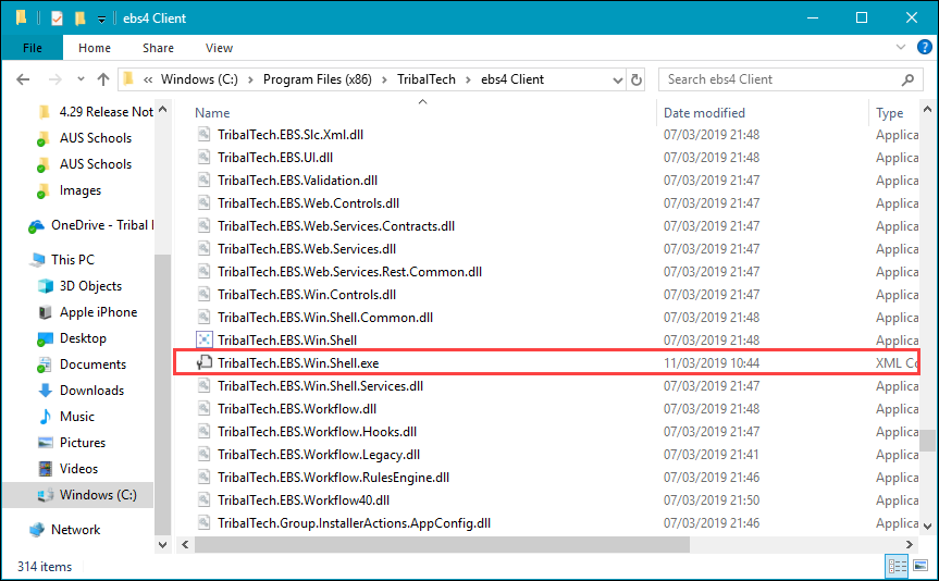 TribalTech.EBS.Win.Shell.exe file