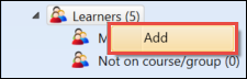 Add Learners