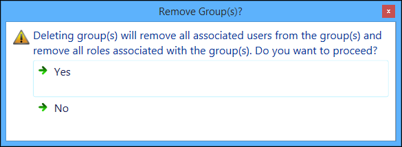 Delete groups message