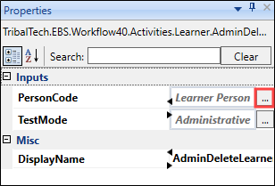 AdminDeleteLearner properties