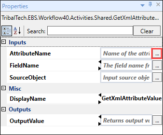 GetXmlAttributeValue activity properties