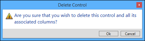 Delete control message