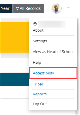 Accessibility option