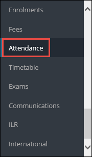 Attendance option