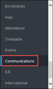 Communications option