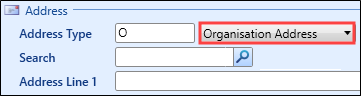 Organisation address type