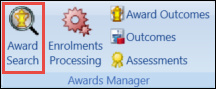 Award Search button