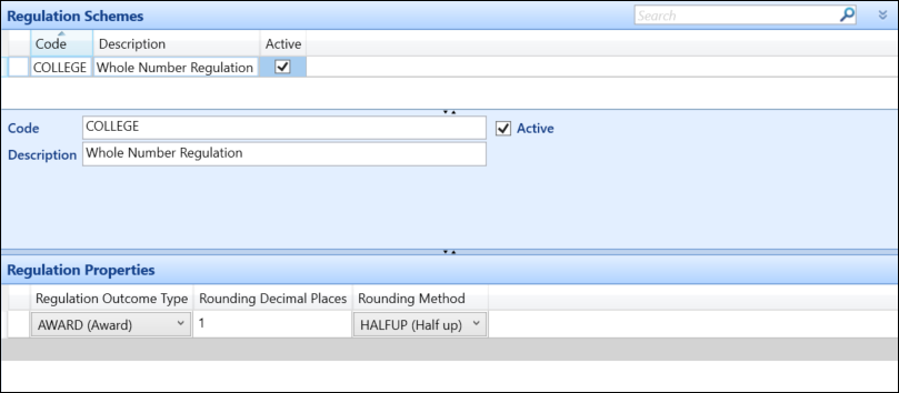 Regulation Schemes reference data