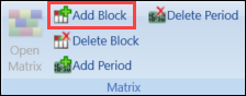 Add Block button