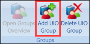 Add UIO Group button