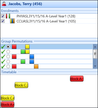 Learner details panel