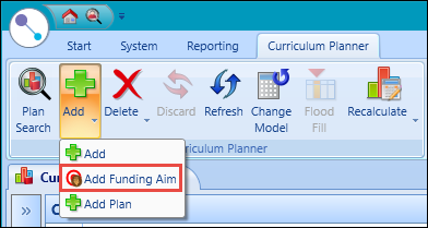 Add Funding Aim option