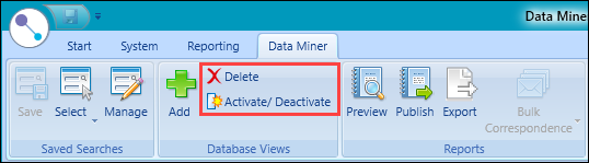 Delete and Activate/Deactivate buttons