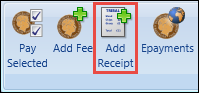 Add Receipt button