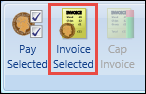 Invoice Selected button