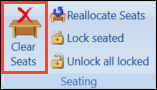 Clear Seats button