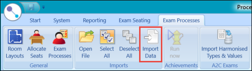 Import Data Button