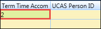 Edited field in the ILR grid