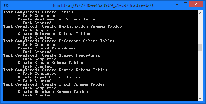 FIS command window