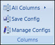 Column configuration ribbon group