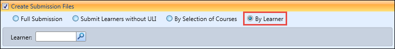 By Learner option