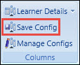 Save Config button